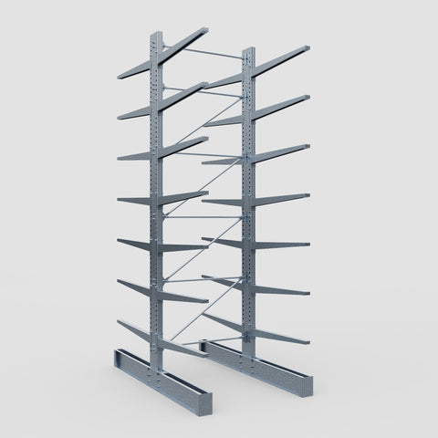 Cantilever Rack - Double Sided - Ultra Heavy Duty - Hot Dip Galvanized - Full Bay - Height 5791mm