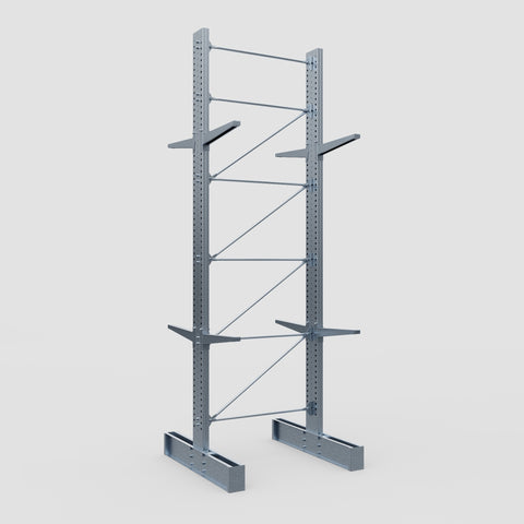 Cantilever Rack - Double Sided - Heavy Duty - Hot Dip Galvanized - Full Bay - Height 5791mm