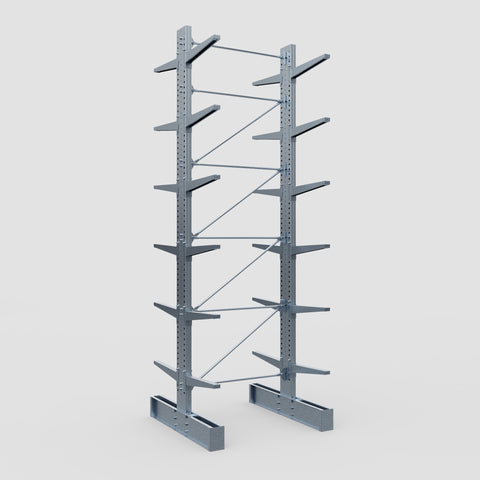 Cantilever Rack - Double Sided - Heavy Duty - Hot Dip Galvanized - Full Bay - Height 5791mm