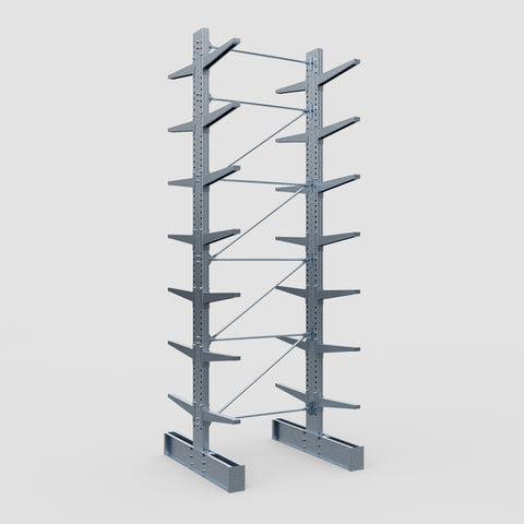 Cantilever Rack - Double Sided - Heavy Duty - Hot Dip Galvanized - Full Bay - Height 5791mm