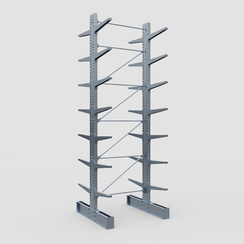 Cantilever Rack - Double Sided - Ultra Heavy Duty - Hot Dip Galvanized - Full Bay - Height 5791mm