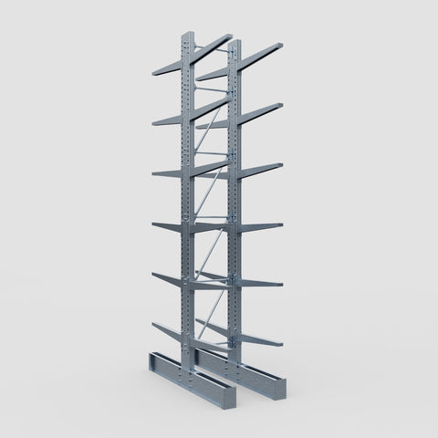 Cantilever Rack - Double Sided - Heavy Duty - Hot Dip Galvanized - Full Bay - Height 5791mm