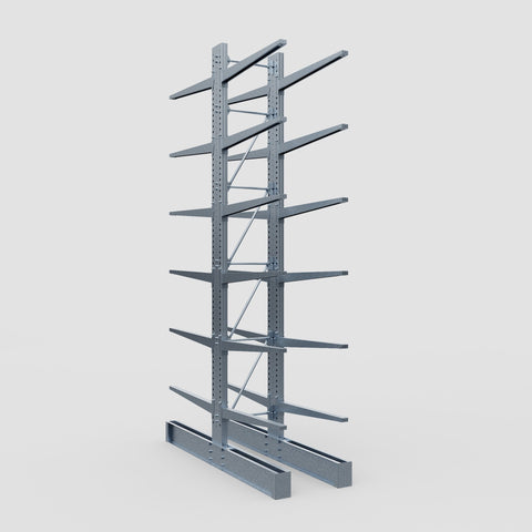 Cantilever Rack - Double Sided - Ultra Heavy Duty - Hot Dip Galvanized - Full Bay - Height 5791mm
