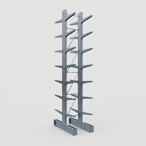 Cantilever Rack - Double Sided - Heavy Duty - Hot Dip Galvanized - Full Bay - Height 5791mm