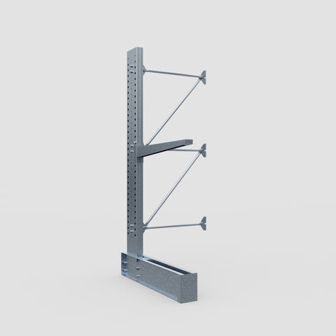 Cantilever Rack - Single Sided - Heavy Duty - Hot Dip Galvanized - Add-On Bay - Height 3048mm