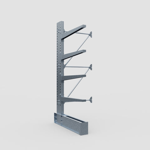 Cantilever Rack - Single Sided - Heavy Duty - Hot Dip Galvanized - Add-On Bay - Height 3048mm