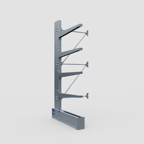 Cantilever Rack - Single Sided - Ultra Heavy Duty - Hot Dip Galvanized - Add-On Bay - Height 4267mm