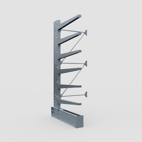 Cantilever Rack - Single Sided - Heavy Duty - Hot Dip Galvanized - Add-On Bay - Height 3048mm