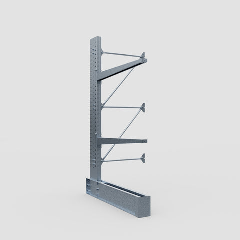 Cantilever Rack - Single Sided - Heavy Duty - Hot Dip Galvanized - Add-On Bay - Height 3048mm