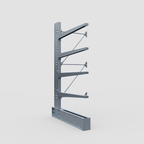 Cantilever Rack - Single Sided - Heavy Duty - Hot Dip Galvanized - Add-On Bay - Height 3048mm