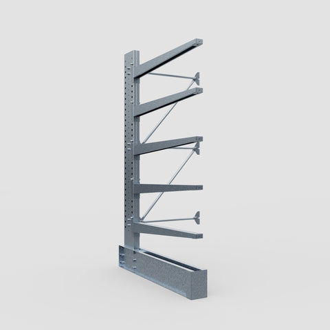 Cantilever Rack - Single Sided - Ultra Heavy Duty - Hot Dip Galvanized - Add-On Bay - Height 4267mm