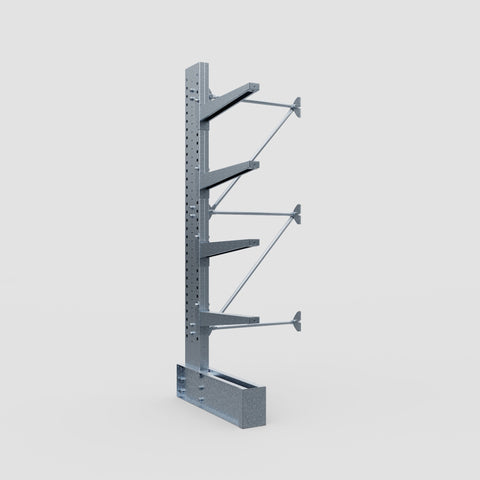 Cantilever Rack - Single Sided - Ultra Heavy Duty - Hot Dip Galvanized - Add-On Bay - Height 4267mm