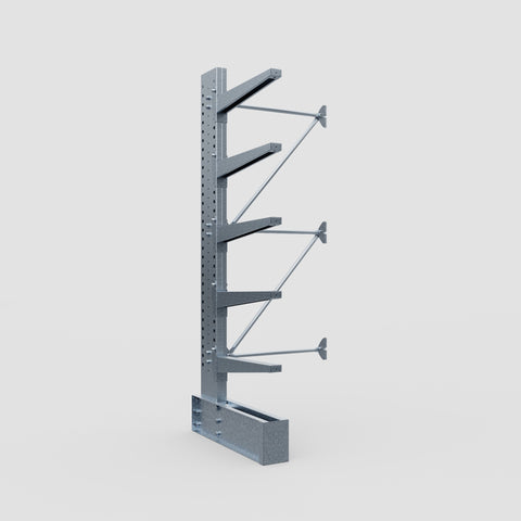 Cantilever Rack - Single Sided - Heavy Duty - Hot Dip Galvanized - Add-On Bay - Height 3048mm