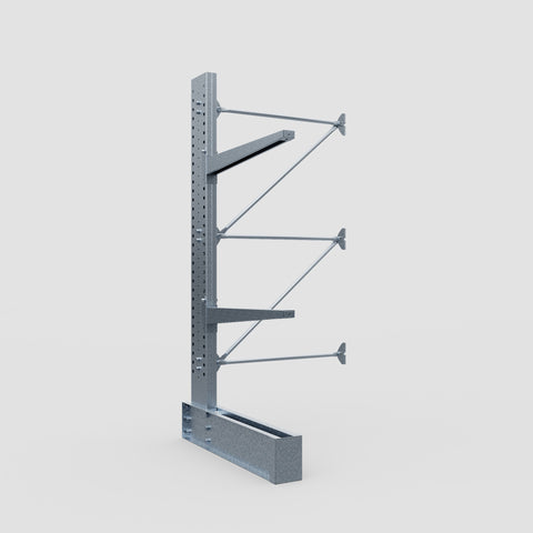 Cantilever Rack - Single Sided - Heavy Duty - Hot Dip Galvanized - Add-On Bay - Height 3048mm