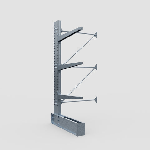 Cantilever Rack - Single Sided - Heavy Duty - Hot Dip Galvanized - Add-On Bay - Height 3048mm