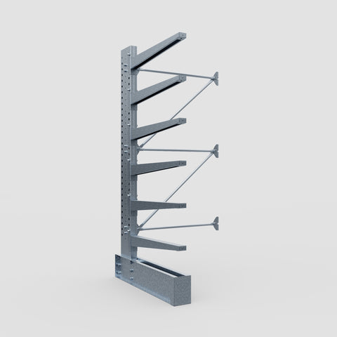 Cantilever Rack - Single Sided - Heavy Duty - Hot Dip Galvanized - Add-On Bay - Height 3048mm