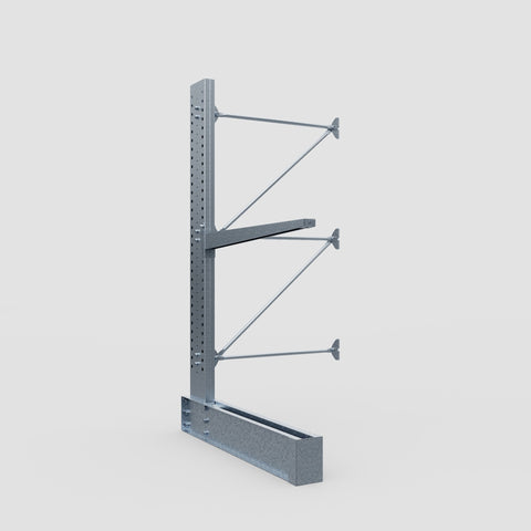 Cantilever Rack - Single Sided - Heavy Duty - Hot Dip Galvanized - Add-On Bay - Height 3048mm