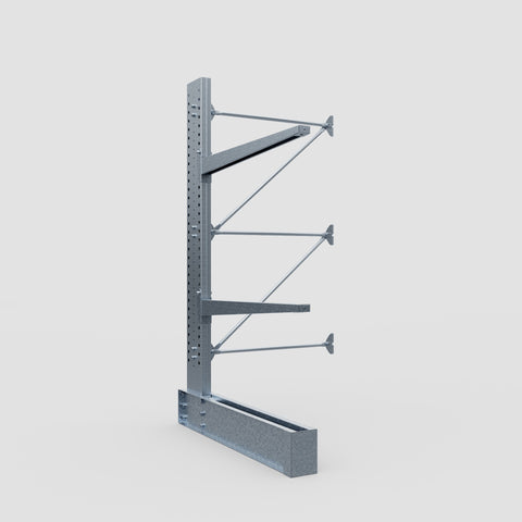 Cantilever Rack - Single Sided - Heavy Duty - Hot Dip Galvanized - Add-On Bay - Height 3048mm