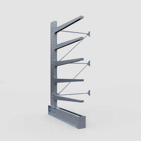 Cantilever Rack - Single Sided - Ultra Heavy Duty - Hot Dip Galvanized - Add-On Bay - Height 4267mm