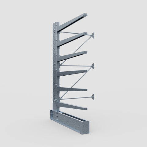 Cantilever Rack - Single Sided - Heavy Duty - Hot Dip Galvanized - Add-On Bay - Height 3048mm