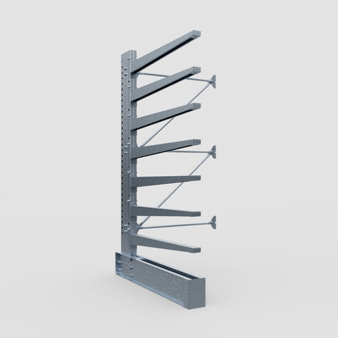 Cantilever Rack - Single Sided - Heavy Duty - Hot Dip Galvanized - Add-On Bay - Height 3048mm