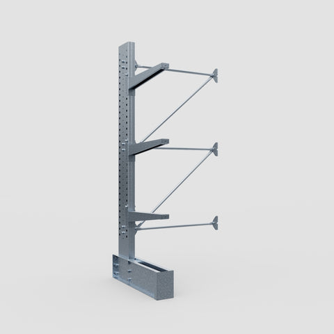 Cantilever Rack - Single Sided - Heavy Duty - Hot Dip Galvanized - Add-On Bay - Height 3048mm