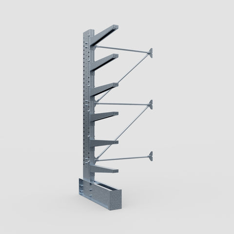 Cantilever Rack - Single Sided - Heavy Duty - Hot Dip Galvanized - Add-On Bay - Height 3048mm