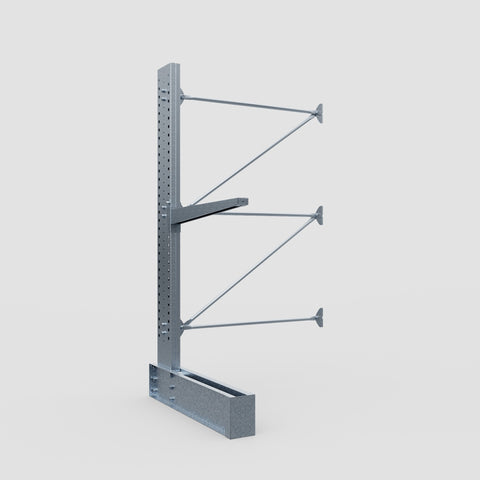 Cantilever Rack - Single Sided - Heavy Duty - Hot Dip Galvanized - Add-On Bay - Height 3048mm