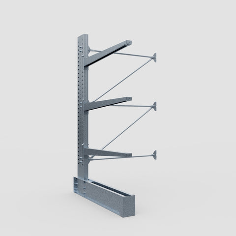 Cantilever Rack - Single Sided - Ultra Heavy Duty - Hot Dip Galvanized - Add-On Bay - Height 4267mm