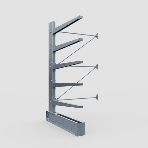 Cantilever Rack - Single Sided - Super Heavy Duty - Hot Dip Galvanized - Add-On Bay - Height 4267mm