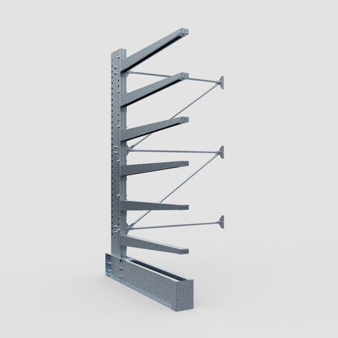 Cantilever Rack - Single Sided - Heavy Duty - Hot Dip Galvanized - Add-On Bay - Height 3048mm