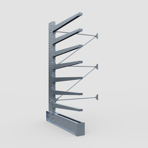 Cantilever Rack - Single Sided - Heavy Duty - Hot Dip Galvanized - Add-On Bay - Height 3048mm