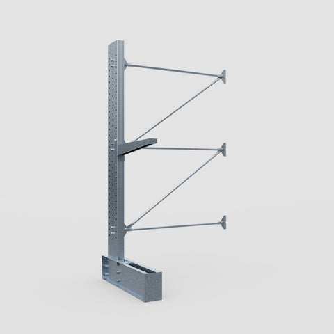 Cantilever Rack - Single Sided - Heavy Duty - Hot Dip Galvanized - Add-On Bay - Height 3048mm