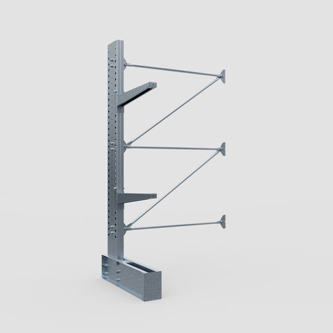 Cantilever Rack - Single Sided - Heavy Duty - Hot Dip Galvanized - Add-On Bay - Height 3048mm