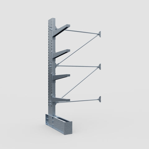 Cantilever Rack - Single Sided - Heavy Duty - Hot Dip Galvanized - Add-On Bay - Height 3048mm