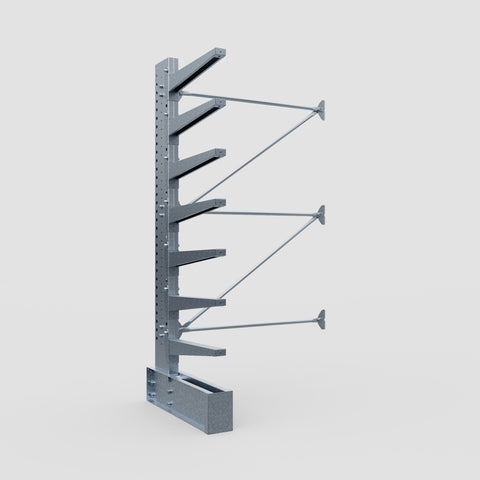 Cantilever Rack - Single Sided - Heavy Duty - Hot Dip Galvanized - Add-On Bay - Height 3048mm