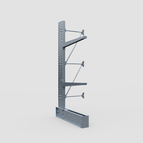 Cantilever Rack - Single Sided - Heavy Duty - Hot Dip Galvanized - Add-On Bay - Height 3048mm