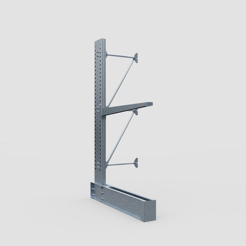 Cantilever Rack - Single Sided - Heavy Duty - Hot Dip Galvanized - Add-On Bay - Height 3048mm