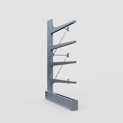 Cantilever Rack - Single Sided - Heavy Duty - Hot Dip Galvanized - Add-On Bay - Height 3048mm