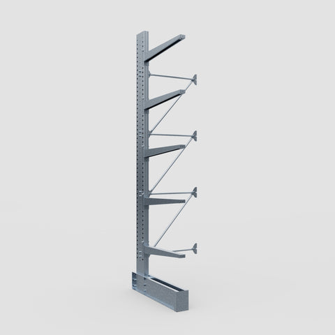 Cantilever Rack - Single Sided - Heavy Duty - Hot Dip Galvanized - Add-On Bay - Height 4572mm