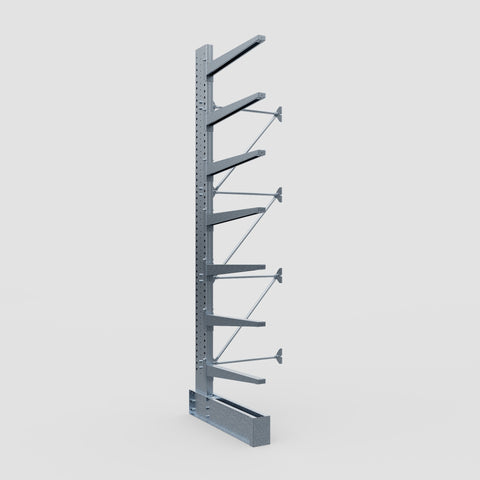 Cantilever Rack - Single Sided - Heavy Duty - Hot Dip Galvanized - Add-On Bay - Height 4572mm