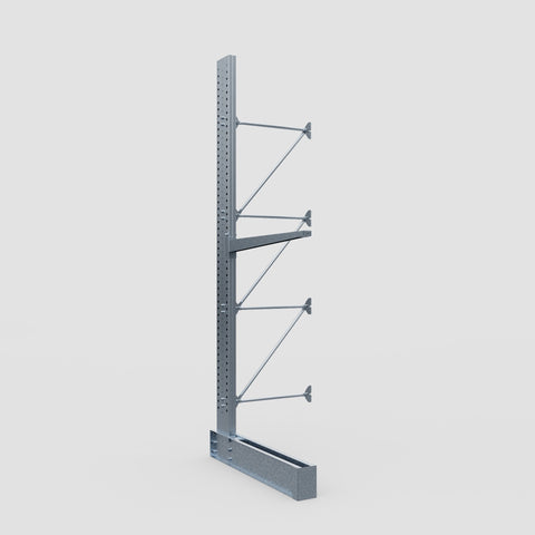 Cantilever Rack - Single Sided - Heavy Duty - Hot Dip Galvanized - Add-On Bay - Height 4572mm