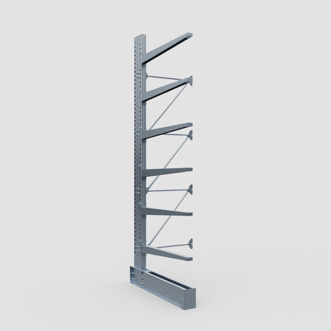 Cantilever Rack - Single Sided - Heavy Duty - Hot Dip Galvanized - Add-On Bay - Height 4572mm