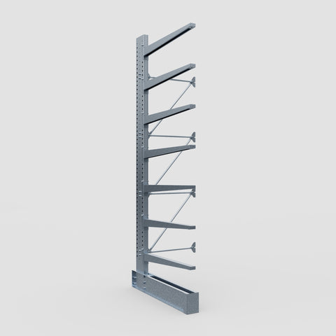 Cantilever Rack - Single Sided - Heavy Duty - Hot Dip Galvanized - Add-On Bay - Height 4572mm