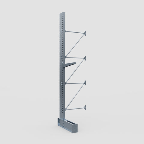 Cantilever Rack - Single Sided - Heavy Duty - Hot Dip Galvanized - Add-On Bay - Height 4572mm