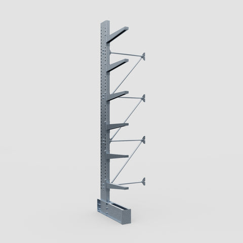 Cantilever Rack - Single Sided - Heavy Duty - Hot Dip Galvanized - Add-On Bay - Height 4572mm