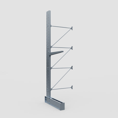 Cantilever Rack - Single Sided - Heavy Duty - Hot Dip Galvanized - Add-On Bay - Height 4572mm