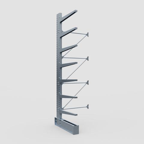 Cantilever Rack - Single Sided - Heavy Duty - Hot Dip Galvanized - Add-On Bay - Height 4572mm