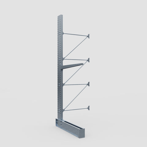Cantilever Rack - Single Sided - Super Heavy Duty - Hot Dip Galvanized - Add-On Bay - Height 4877mm