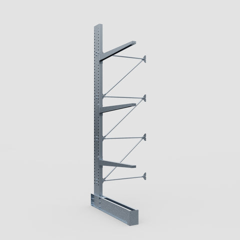 Cantilever Rack - Single Sided - Heavy Duty - Hot Dip Galvanized - Add-On Bay - Height 4572mm